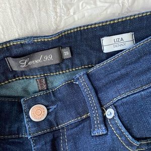 Level 99 Liza Mid-Rise Skinny Blue Jean